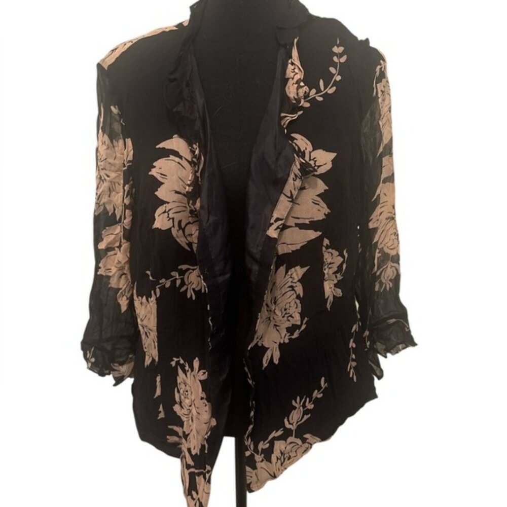Ice Black Blouse